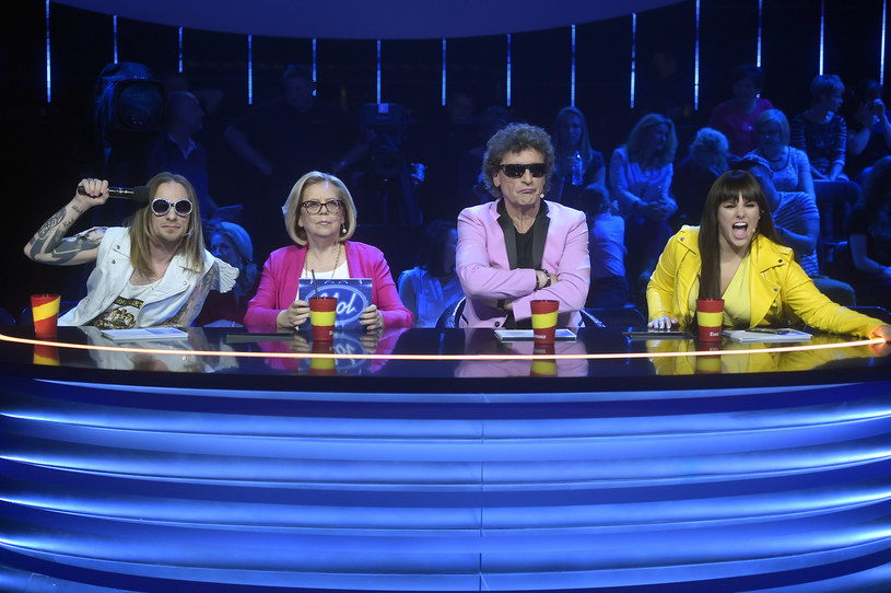 Jury "Idola" w komplecie: od lewej Wojtek Łuszczykiewicz, Elżbieta Zapendowska, Janusz Panasewicz i Ewa Farna /AKPA