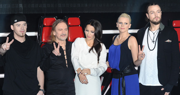 Jury programu "The Voice of Poland" /Andras Szilagyi /MWMedia