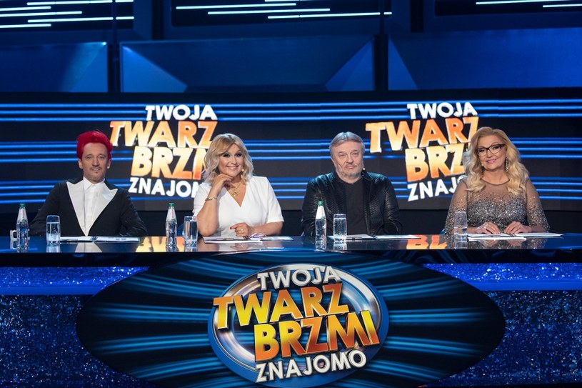 jurado del programa "tu cara me resulta familiar": Michał Wiśniewski, Katarzyna Skrzynecka, Krzysztof Cugowski y Małgorzata Walewska / Polsat