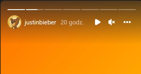 Justin Bieber: https://www.instagram.com/justinbieber/ /Screen z InstaStory  /Instagram