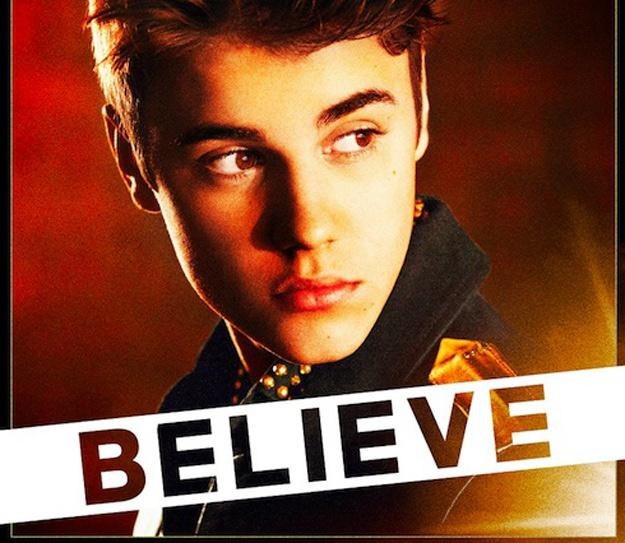 Justin Bieber na okładce albumu "Believe" /