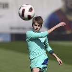 Justin Bieber na treningu FC Barcelona