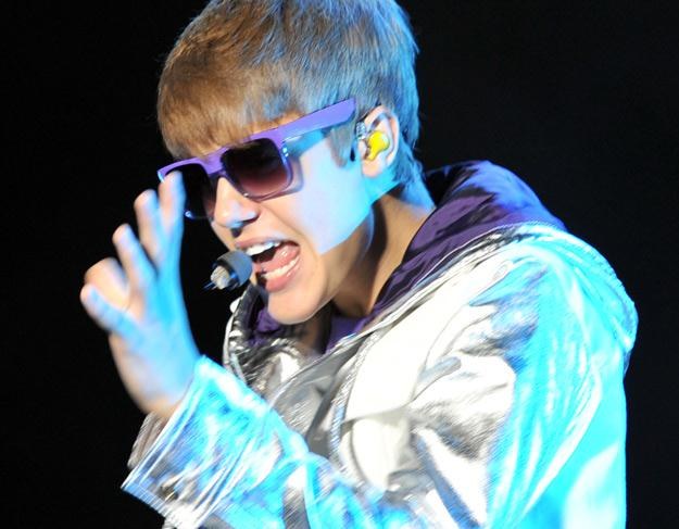 Justin Bieber podczas feralnego występu /AFP