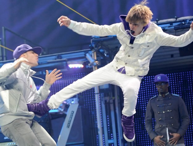 Justin Bieber podczas koncertu w Nowym Jorku - fot. Larry Busacca /Getty Images/Flash Press Media