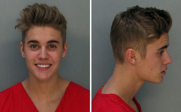 Justin Bieber pozuje do policyjnych zdjęć /MIAMI-DADE CORRECTIONS & REHABILITATION DEPARTMENT /PAP/EPA