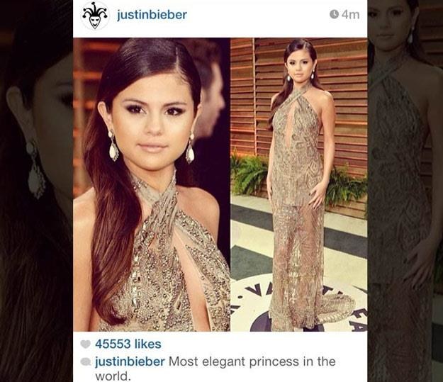 Justin Bieber słodzi Selenie Gomez na Instagramie /oficjalna strona wykonawcy