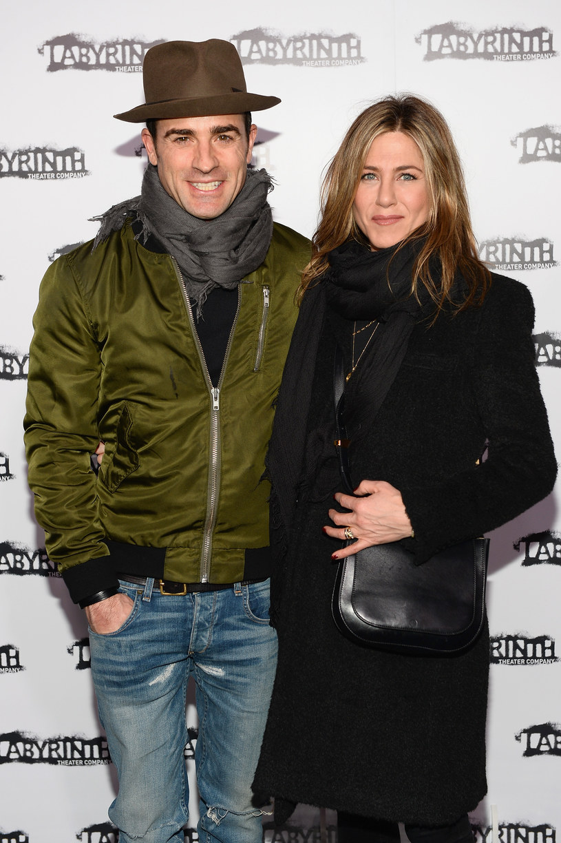 Justin Theroux i Jennifer Aniston /Andrew Toth /Getty Images