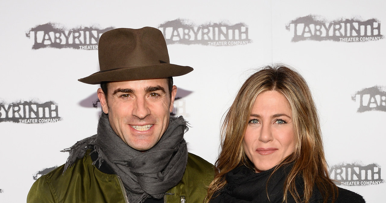 Justin Theroux i Jennifer Aniston /Andrew Toth /Getty Images