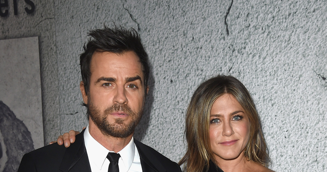 Justin Theroux i Jennifer Aniston /Kevin Winter /Getty Images