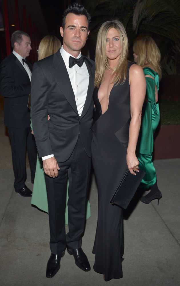 Justin Theroux, Jennifer Aniston /Charley Gallay /Getty Images