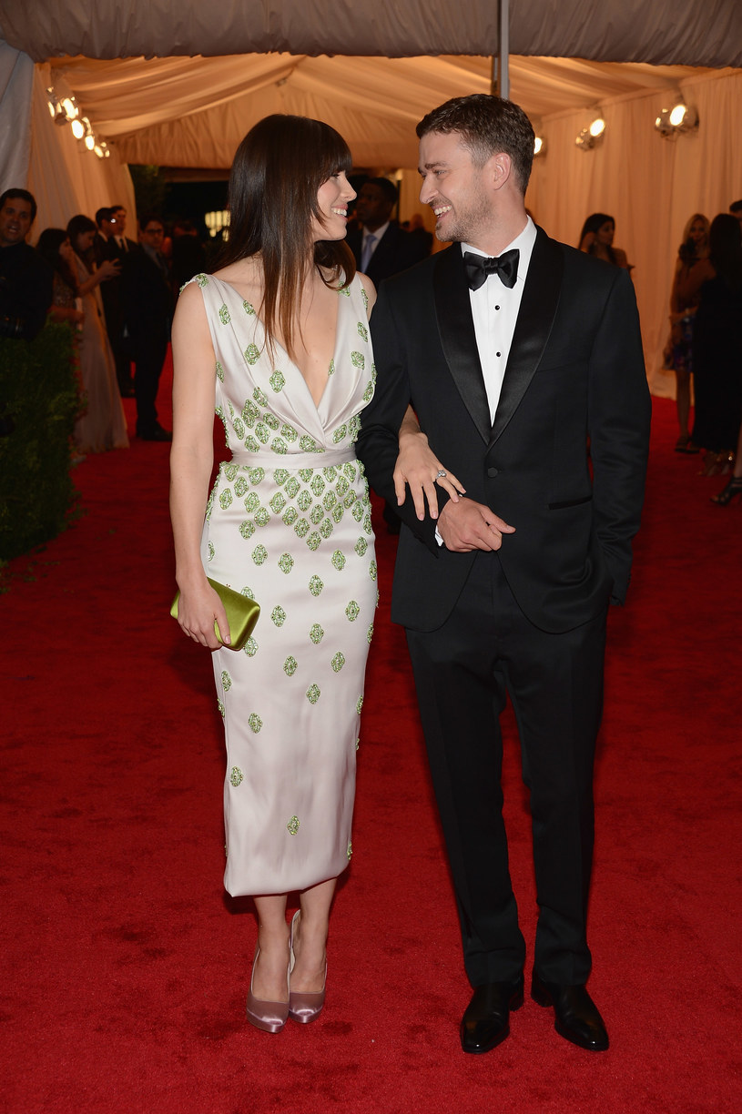 Justin Timberlake i Jessica Biel /Dimitrios Kambouris /Getty Images