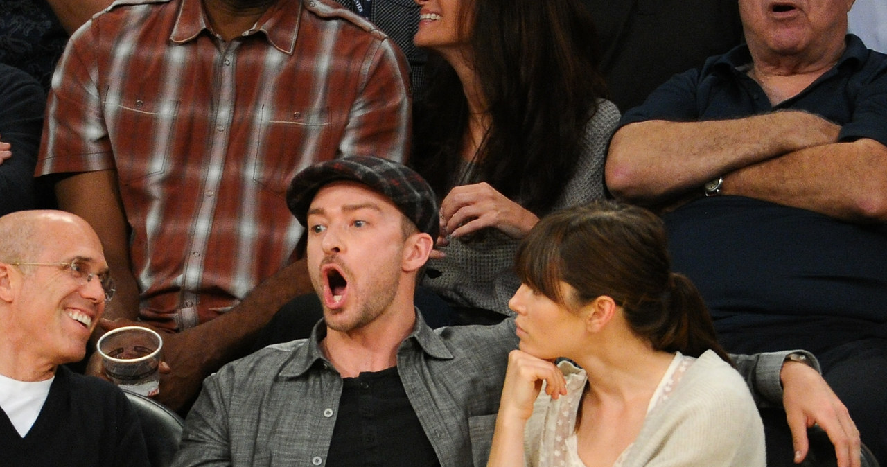 Justin Timberlake i Jessica Biel /Noel Vasquez /Getty Images