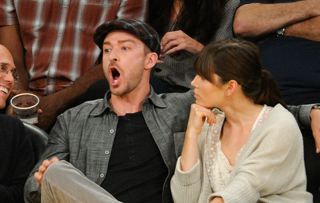 Justin Timberlake i Jessica Biel /Noel Vasquez /Getty Images