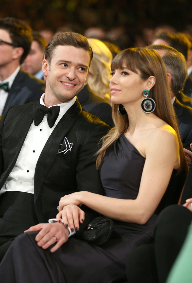 Justin Timberlake i Jessica Biel /Christopher Polk /Getty Images