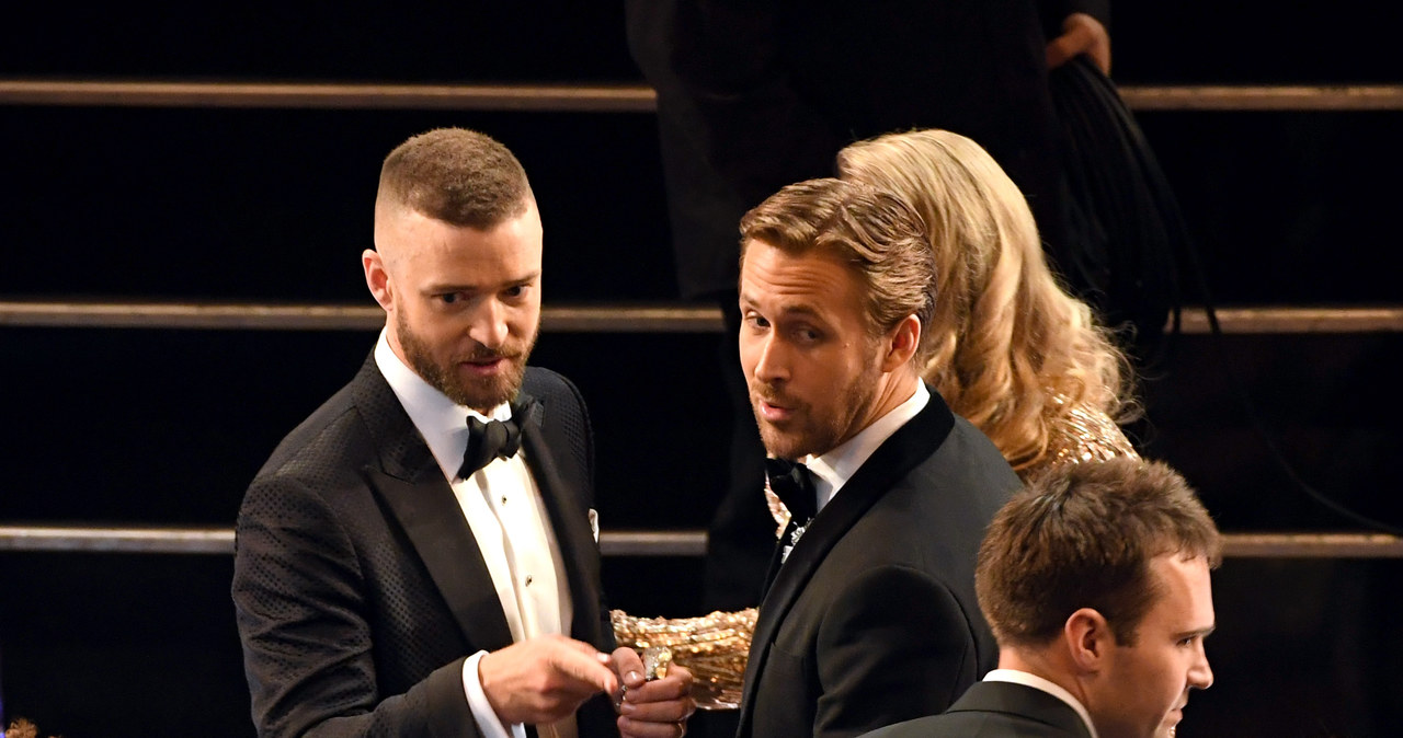 Justin Timberlake i Ryan Gosling na rozdaniu Oscarów (2017) / Kevin Winter /Getty Images