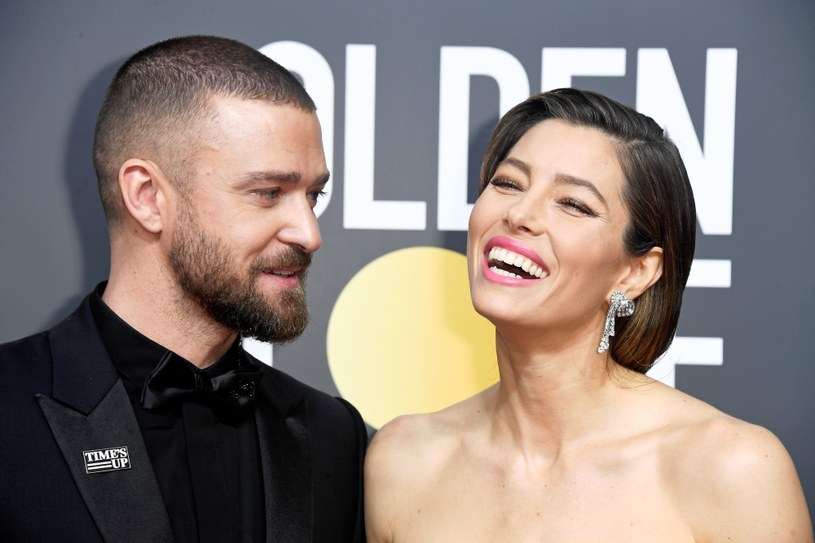 Justin Timberlake z żoną Jessiką Biel /Frazer Harisson /Getty Images