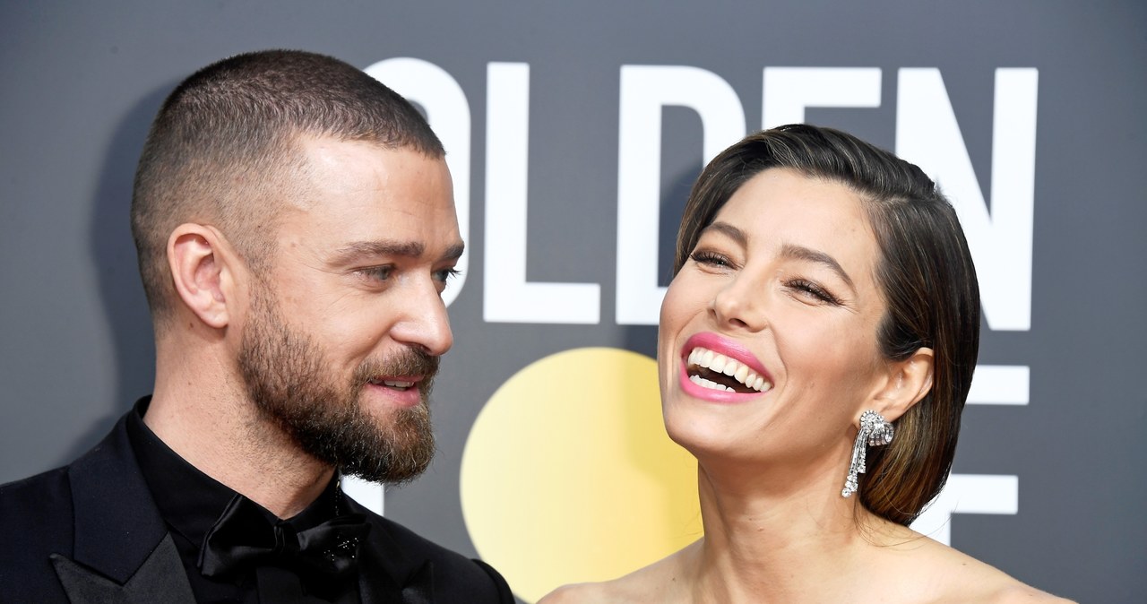 Justin Timberlake z żoną Jessiką Biel /Frazer Harisson /Getty Images