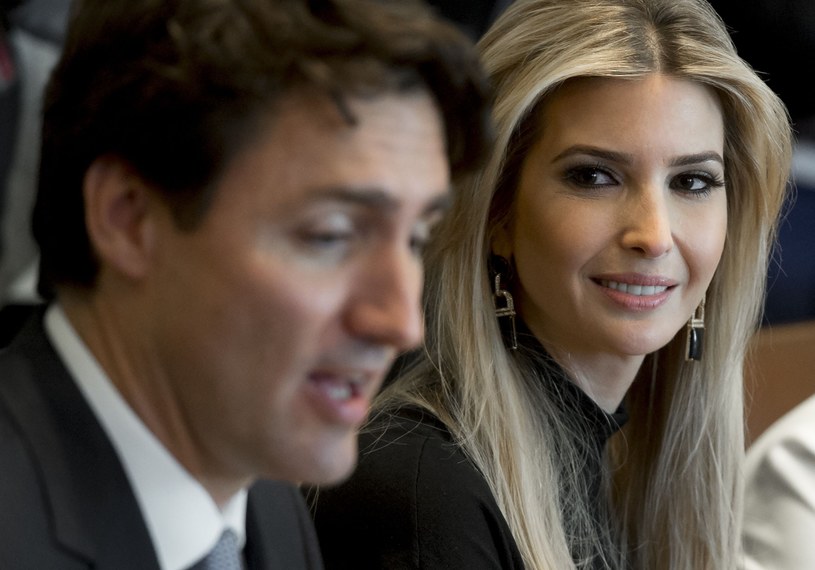 Justin Trudeau i Ivanka Trump /SAUL LOEB / AFP /East News