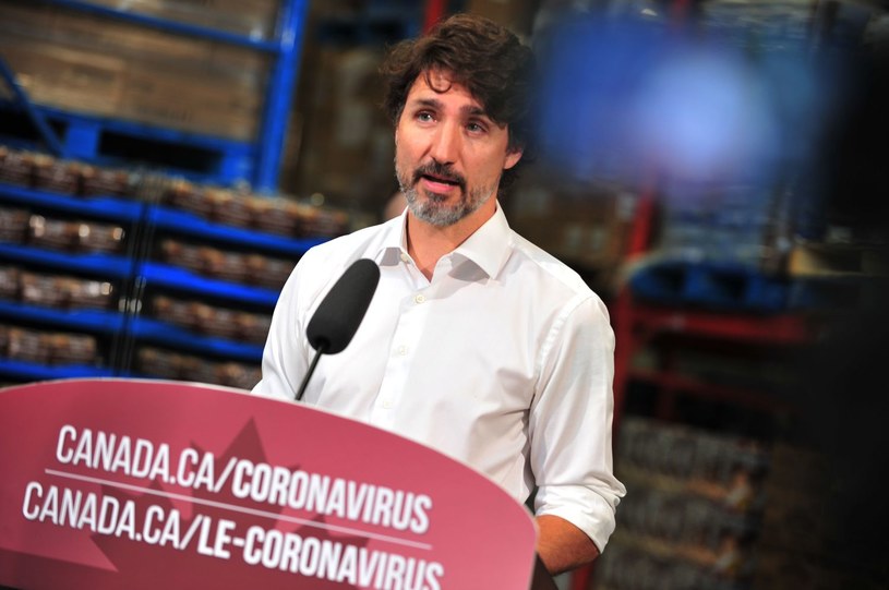 Justin Trudeau, premier rządu Kanady w Gatineau (prowincja Quebec) /AFP