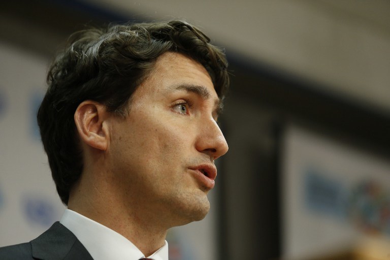 Justin Trudeau /AFP