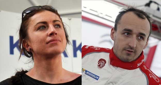 Justyna Kowalczyk i Robert Kubica /Informacja prasowa