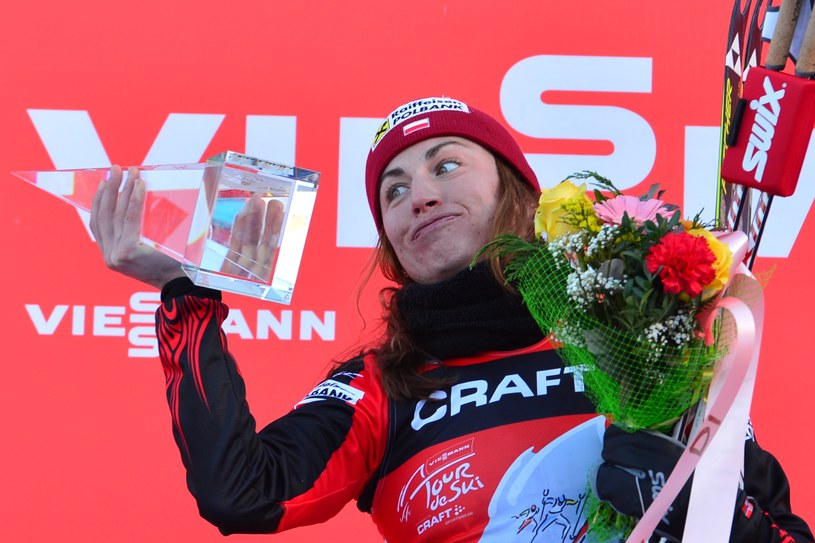 Justyna Kowalczyk po raz czwarty z rzędu wygrała Tour de Ski /AFP