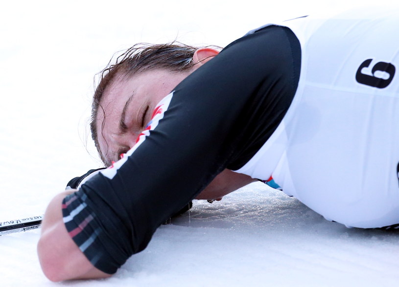 Justyna Kowalczyk przeżyła dramat podczas ostatniego etapu Tour de Ski /fot. Grzegorz Momot /PAP