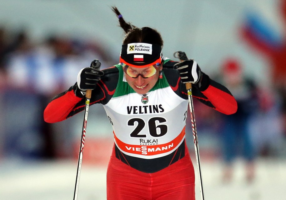 Justyna Kowalczyk w półfinale sprintu /Grzegorz Momot /PAP