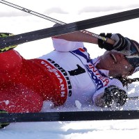 Radość Justyny na mecie