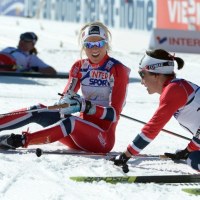 Zwycięska trójka na mecie