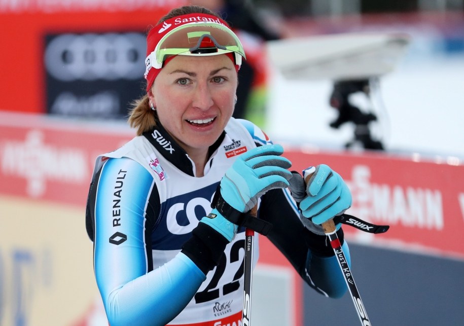 Justyna Kowalczyk / 	Grzegorz Momot    /PAP