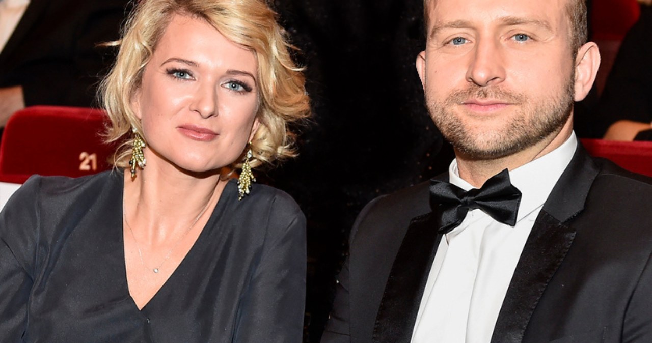 Justyna Nagłowska i jej mąż Borys Szyc /AKPA