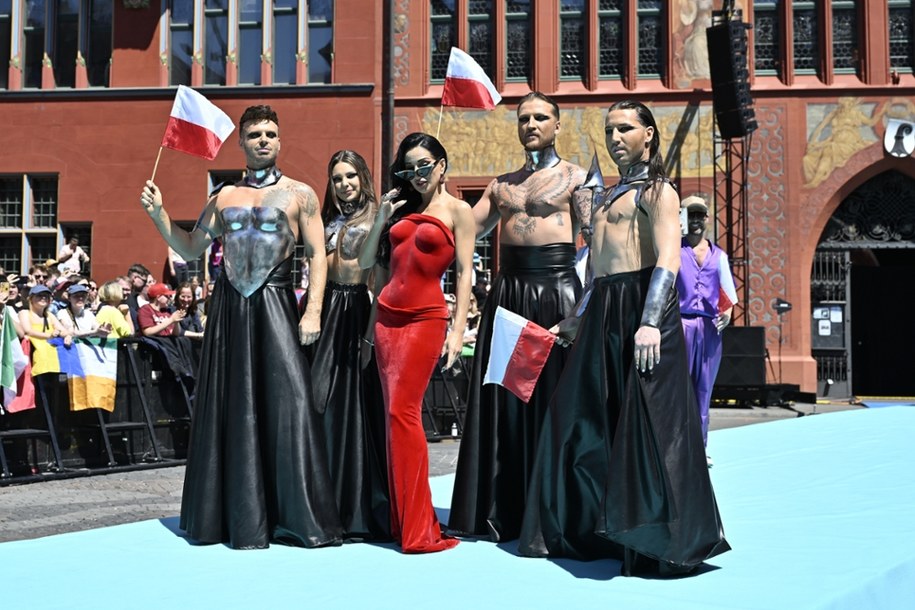Justyna Steczkowska na otwarciu Eurowizji 2025 /PETER SCHNEIDER /PAP