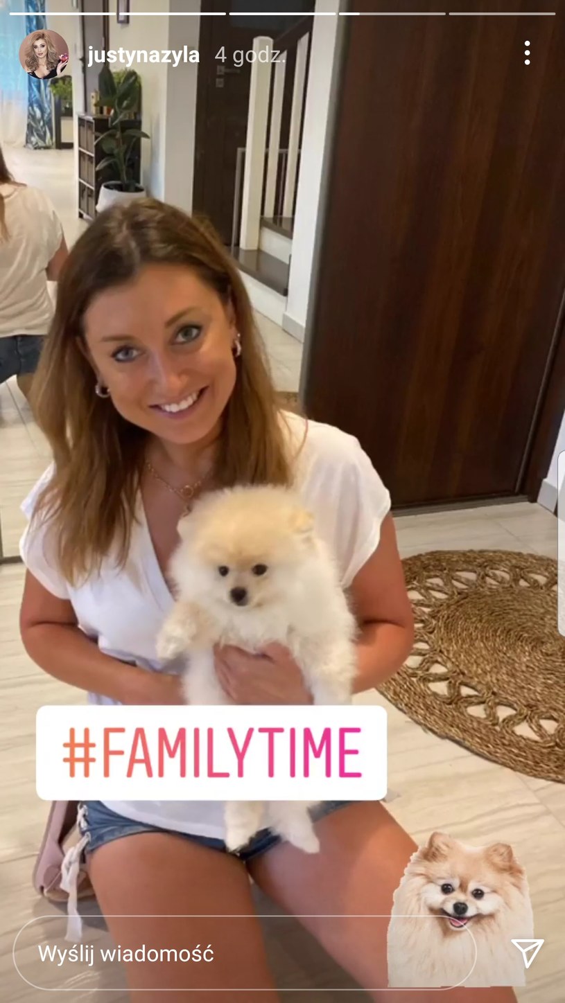 Justyna Żyła ma nowego psa. To rozjuszyło nową dziewczynę jej byłego męża   /https://www.instagram.com/justynazyla/ /Instagram