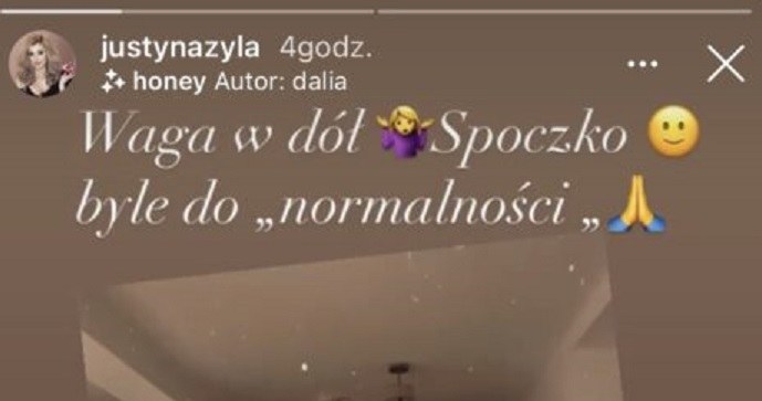 Justyna Żyła na swoim Instastories /Instagram /Instagram