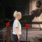 Justyna Żyła trenuje pod okiem trenera