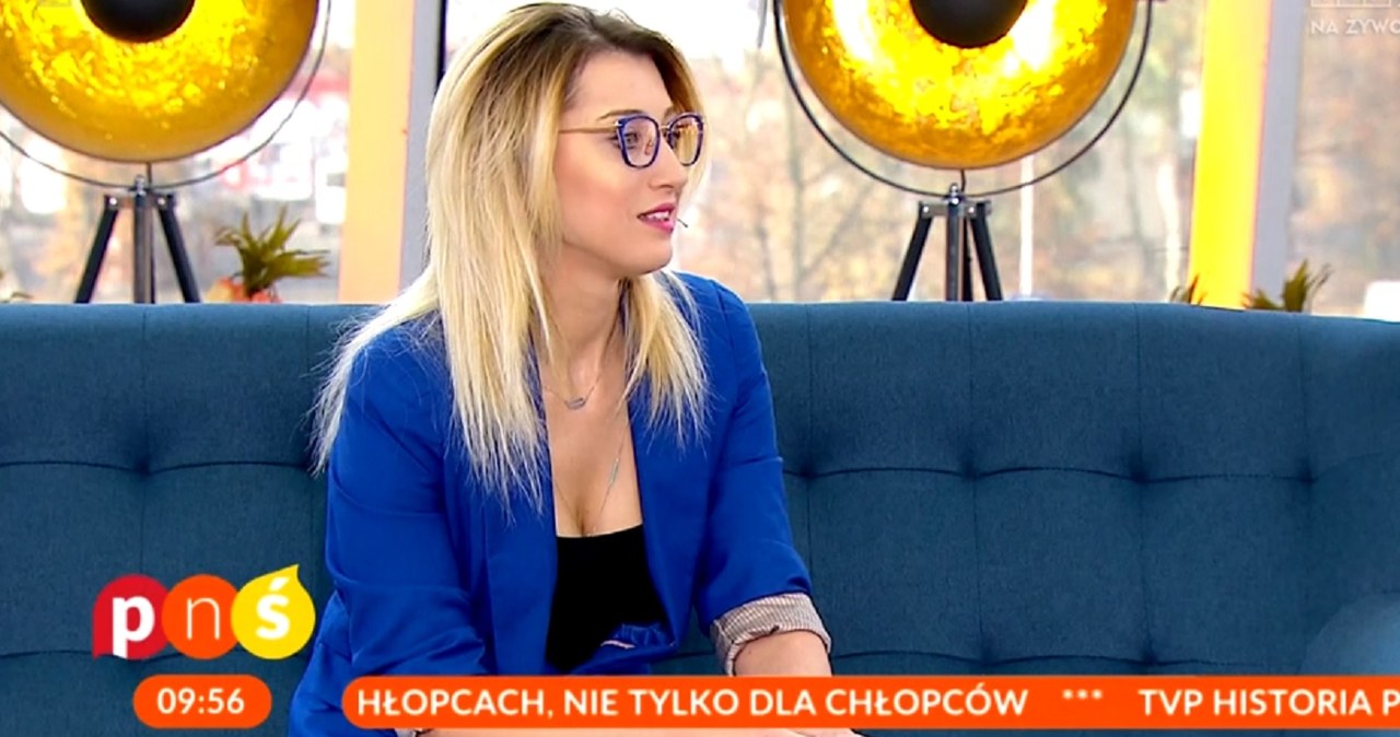 Justyna Żyła w "Pytaniu na śniadanie" /TVP / Pytanie na śniadanie /materiał zewnętrzny