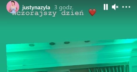 Justyna Żyła z ukochanym na ślubie Karoliny Małysz  /Screen z instastory www.instagram.com/justynazyla /Instagram /Instagram