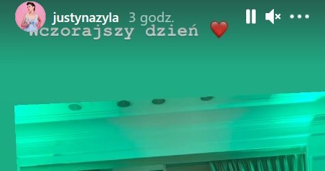 Justyna Żyła z ukochanym na ślubie Karoliny Małysz /Screen z instastory www.instagram.com/justynazyla /Instagram