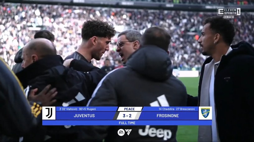 Juventus – Frosinone 3-2 SKRÓT. WIDEO (Eleven Sports)