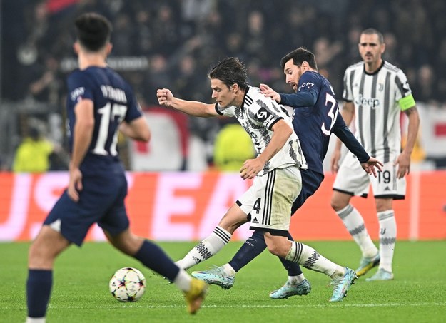 Juventus przegrał z Paris Saint-Germain 1:2 /ALESSANDRO DI MARCO  /PAP/EPA