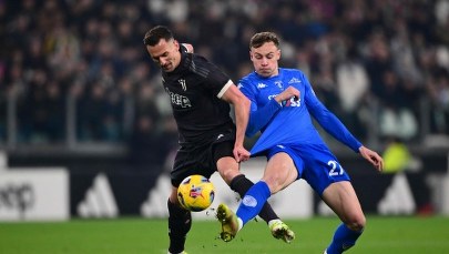 Juventus zremisował z Empoli w "polskim" meczu. Milik z czerwoną kartką