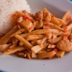 pędy bambusa Już nie omijam w sklepie. Dodaję do kurczaka i mam szybkie, sycące danie jak z azjatyckiej restauracji
