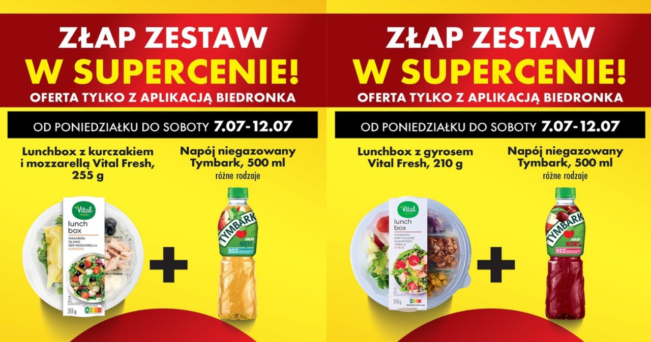 Już nie tylko Żabka! Biedronka wprowadziła gotowe zestawy – i to taniej! /Biedronka /INTERIA.PL