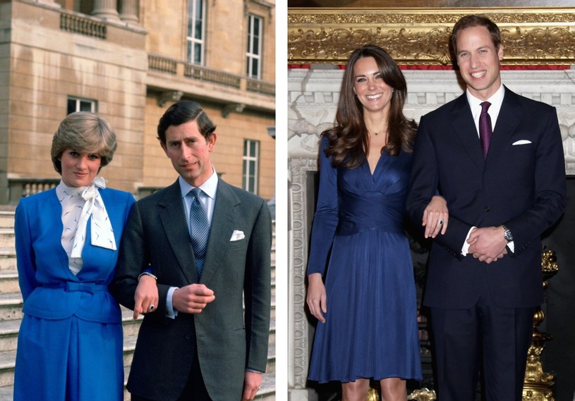 Już podczas zaręczyn z księciem Williamem księżna Kate nawiązywała stylizacją do księżnej Diany /Tim Graham / Contributor /Getty Images