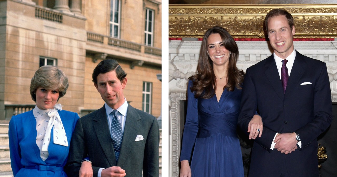 Już podczas zaręczyn z księciem Williamem księżna Kate nawiązywała stylizacją do księżnej Diany /Tim Graham / Contributor /Getty Images