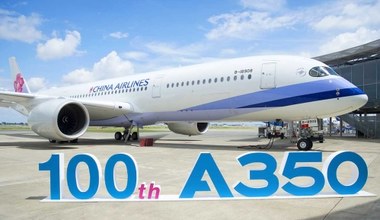 Już sto samolotów Airbus A350 XWB