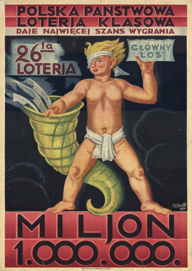 Już w 1920 roku powstał monopol loteryjny /domena publiczna
