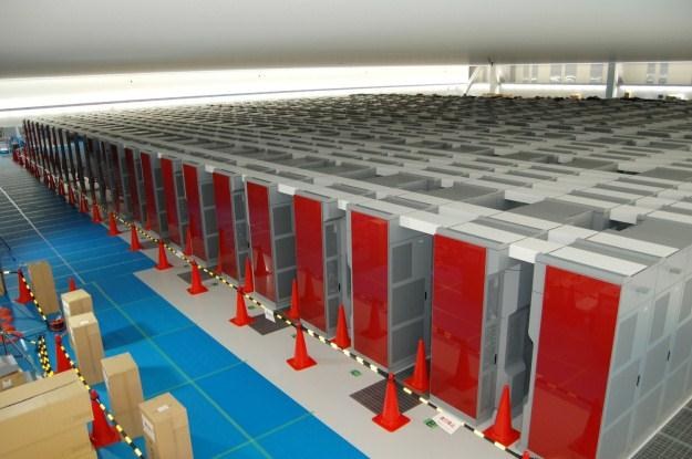 K computer – superkomputer o wydajności 8162 PFLOPS, wyprodukowany przez Fujitsu w 2011 roku /AFP