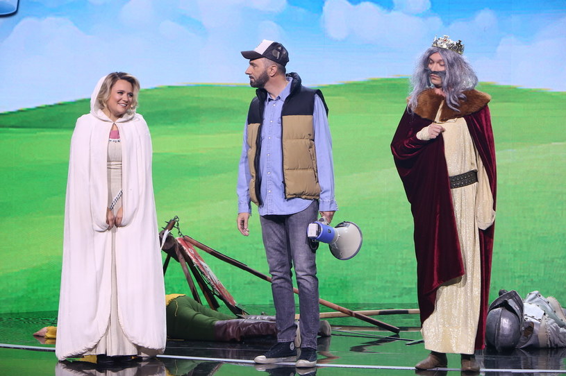 Kabaret Młodych Panów oraz Kabaret Czesuaf w skeczu "Grunwald" /Polsat